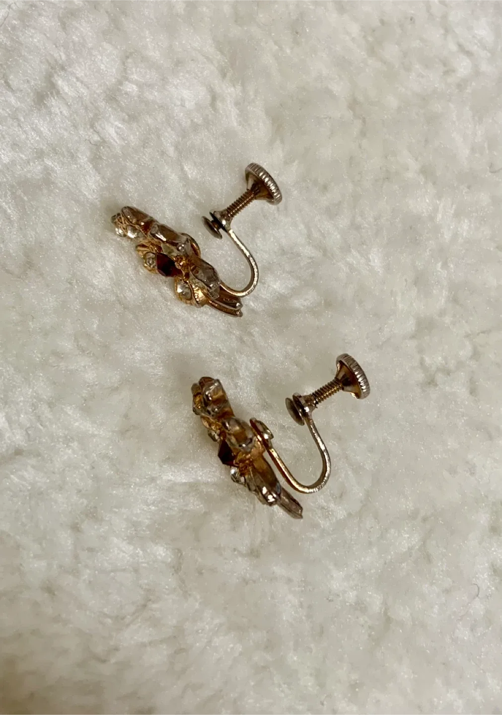 Vintage Gold & Gem Earrings & Scarf image indicator(5)