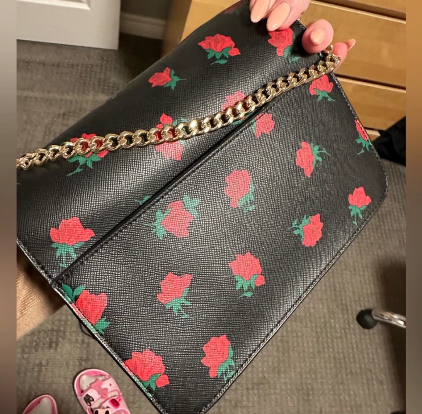 Kate Spade Black Floral Crossbody Bag - photo 3