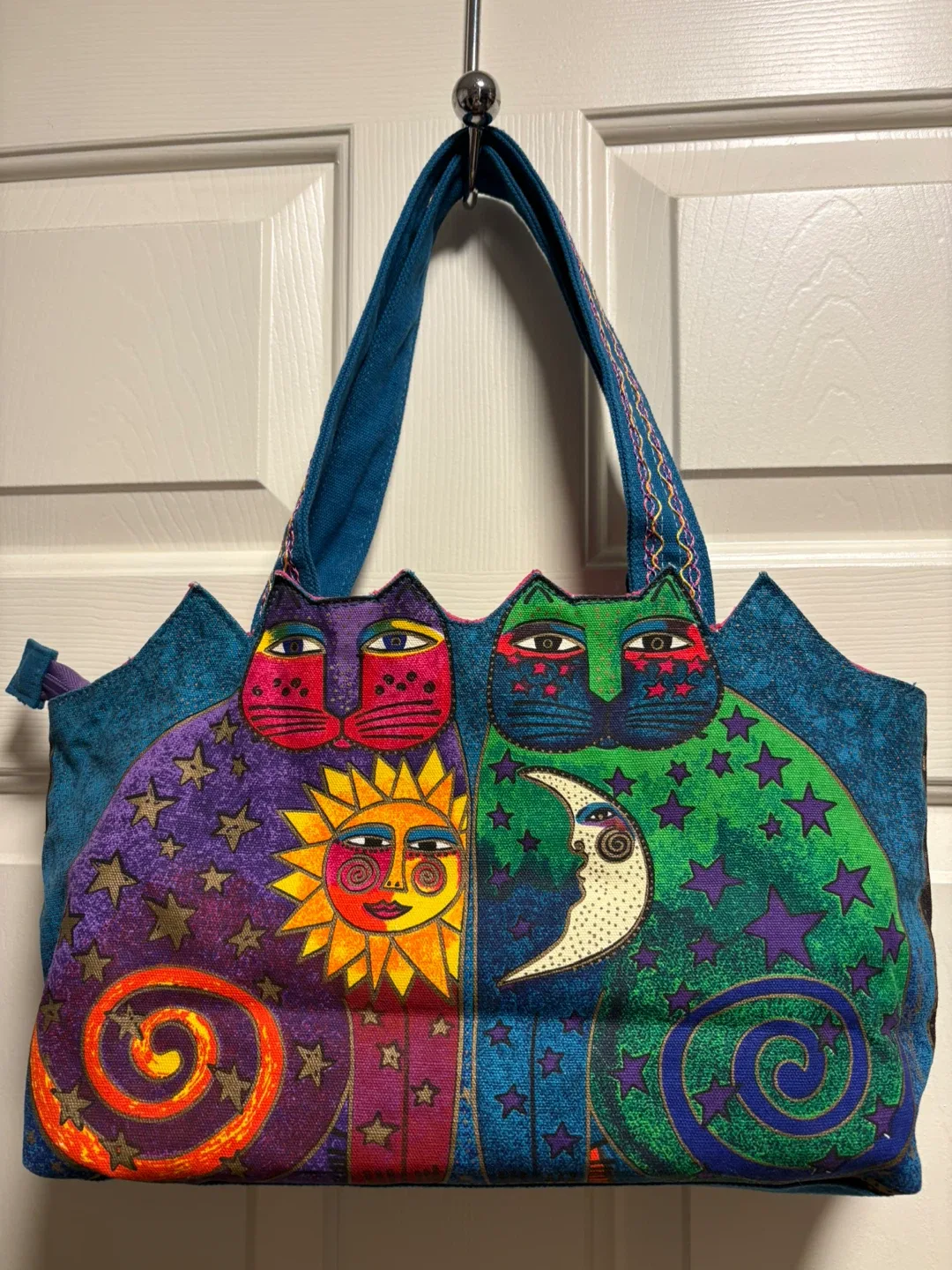 Laurel Burch Cats Tote Bag image indicator(2)