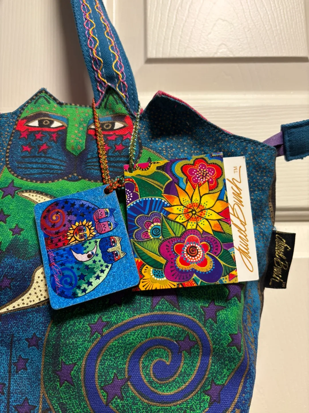 Laurel Burch Cats Tote Bag image indicator(4)