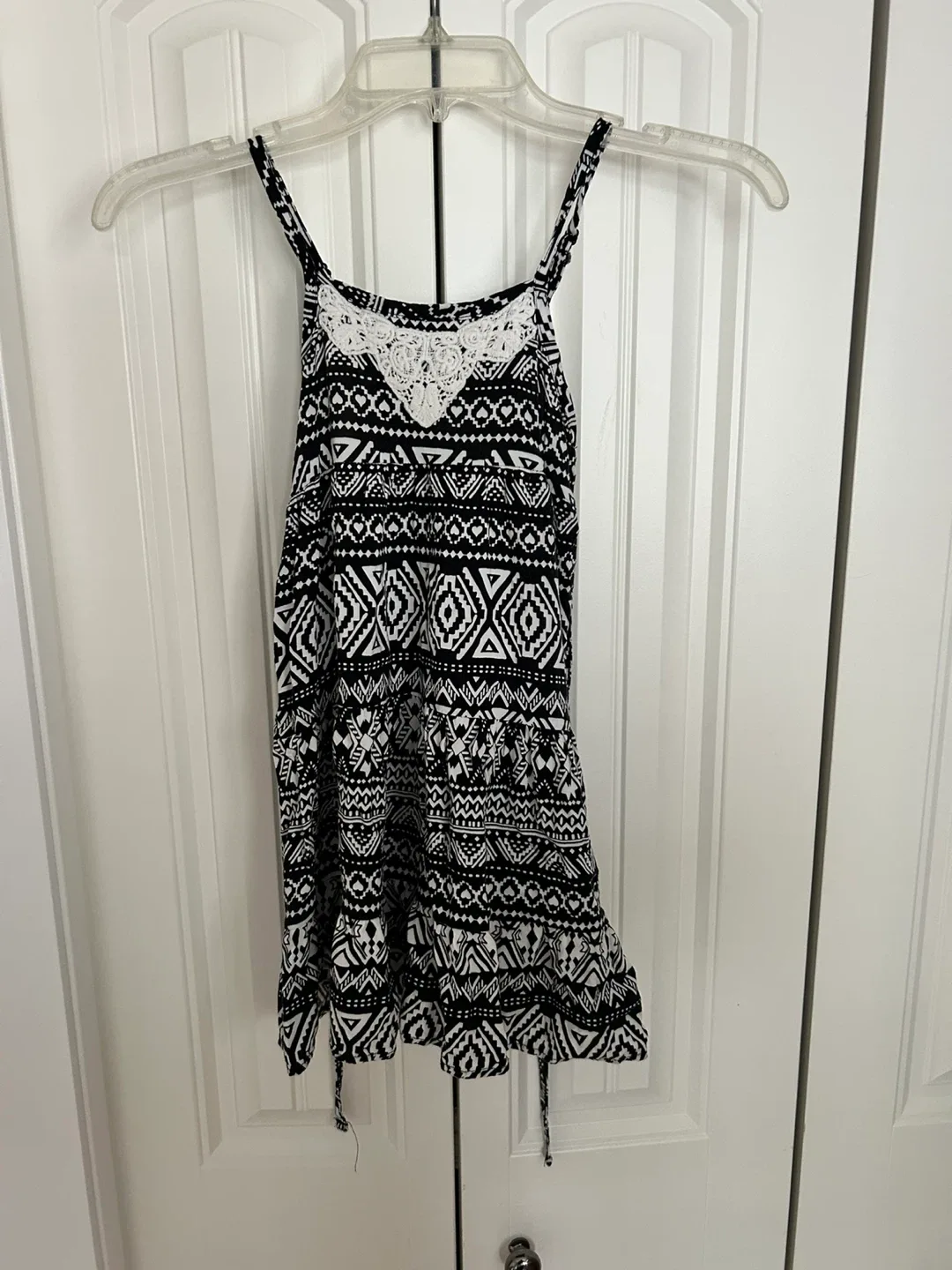 Black & White Patterned Sundress