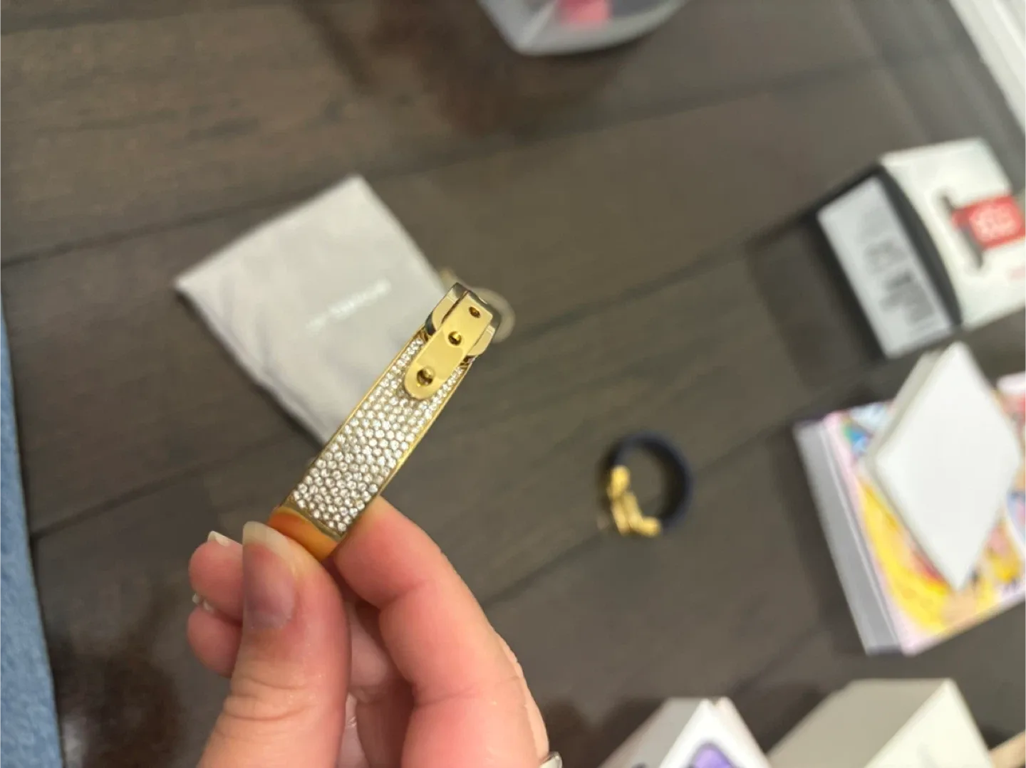 Michael Kors Gold Bangle Bracelet image indicator(2)