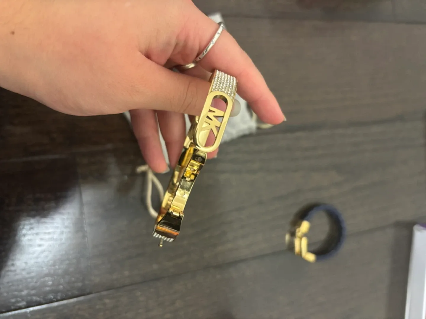 Michael Kors Gold Bangle Bracelet image indicator(3)