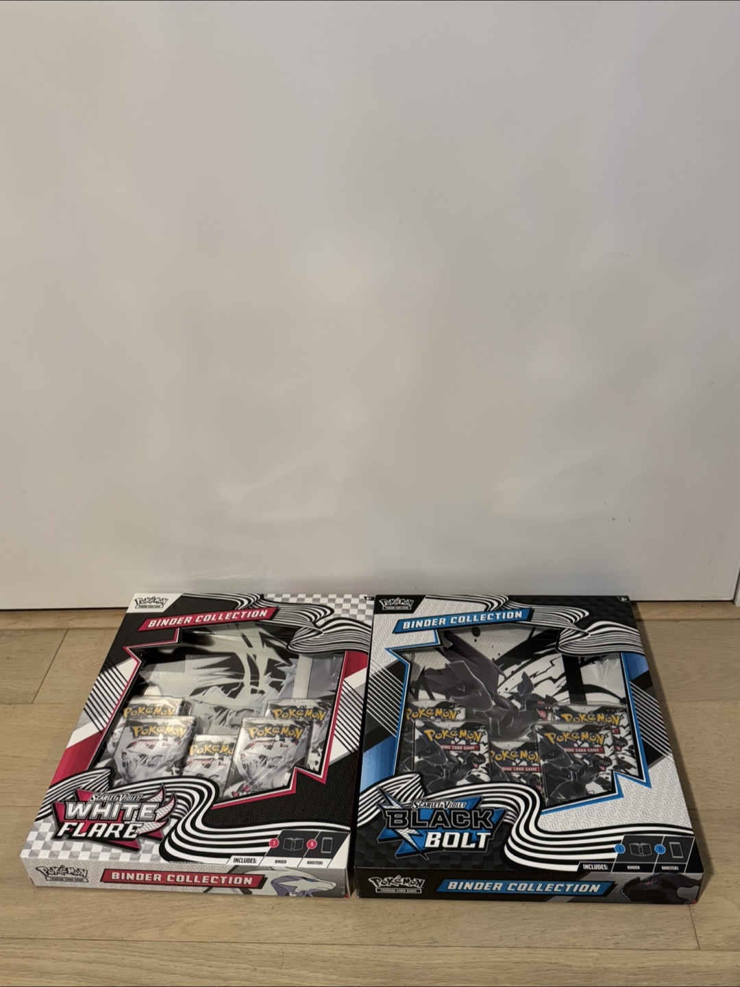 Pokemon black bolt white flare binder collection