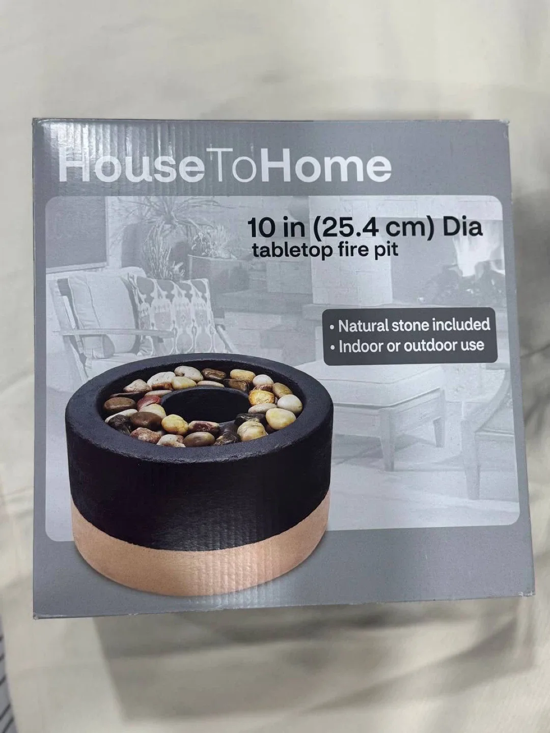 HouseToHome 10-inch Tabletop Fire Pit - NEW image indicator(2)