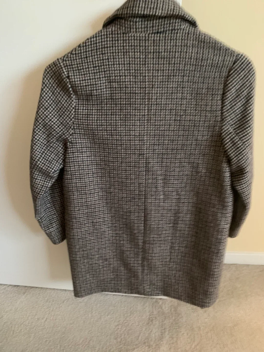 Zara Kids Houndstooth Coat - Size 9 image indicator(2)