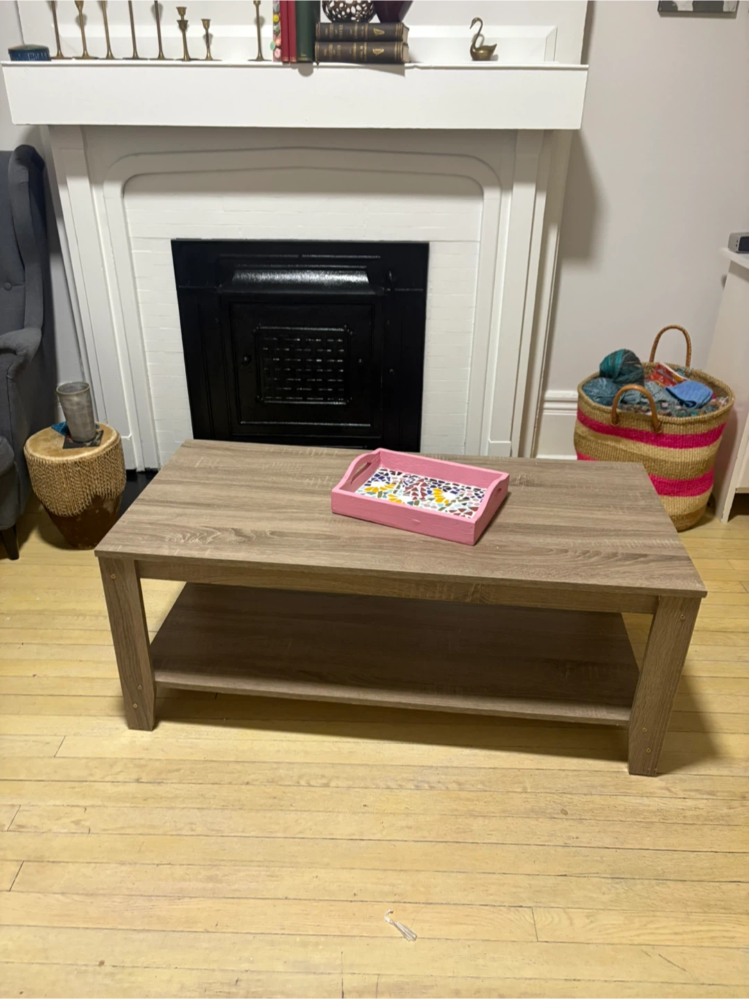 Coffee Table with Shelf - Great Condition!