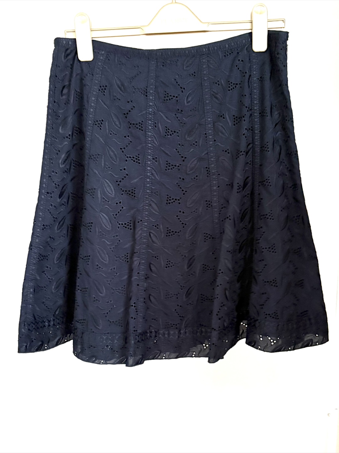 Nygard Collection Black Eyelet Skirt - Size 10 - photo 2