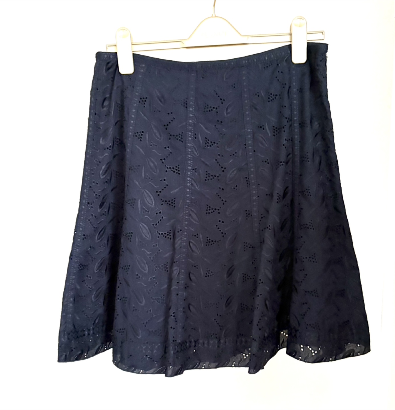 Nygard Collection Black Eyelet Skirt - Size 10