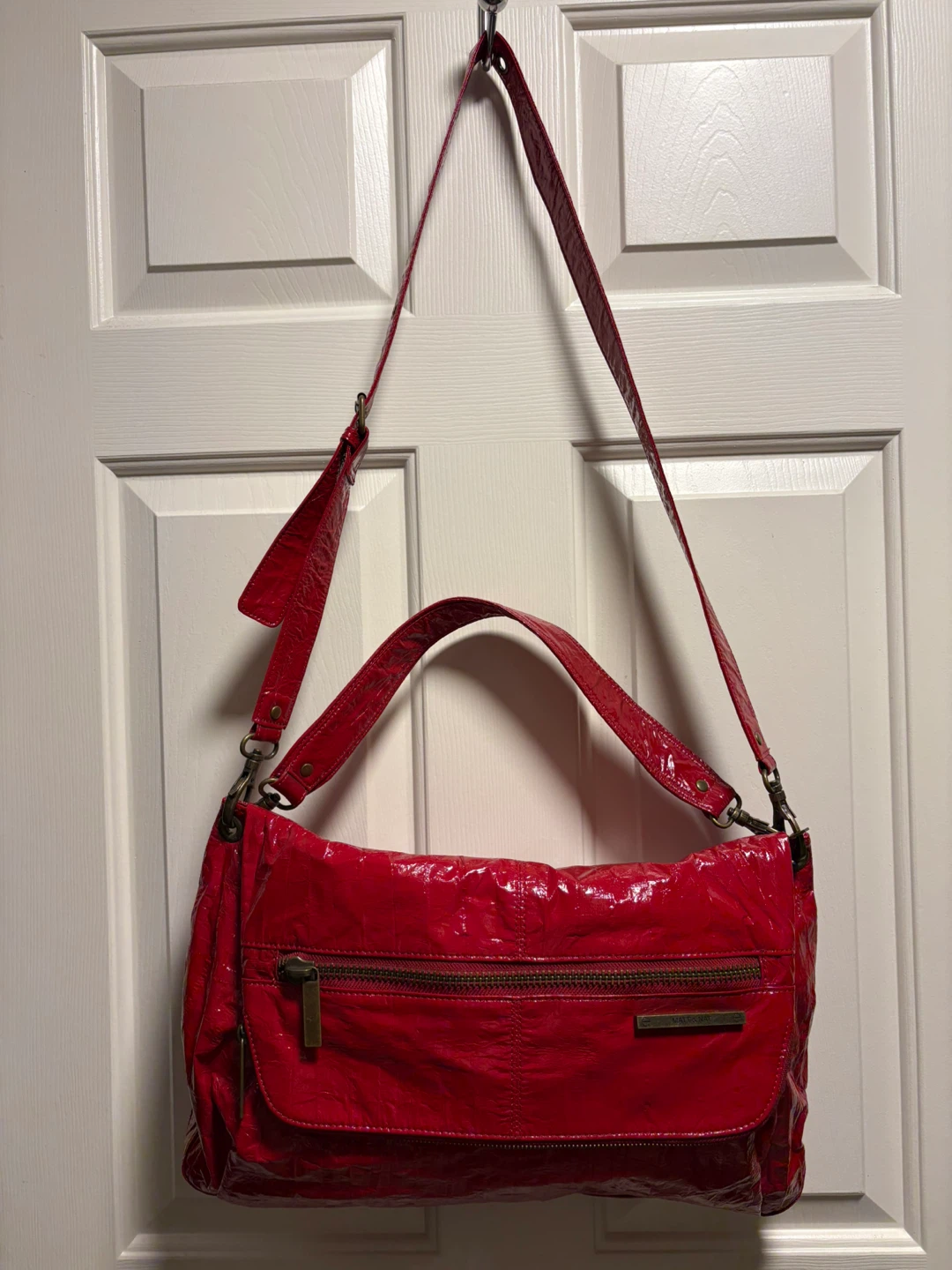 Matt & Nat Red Satchel Bag