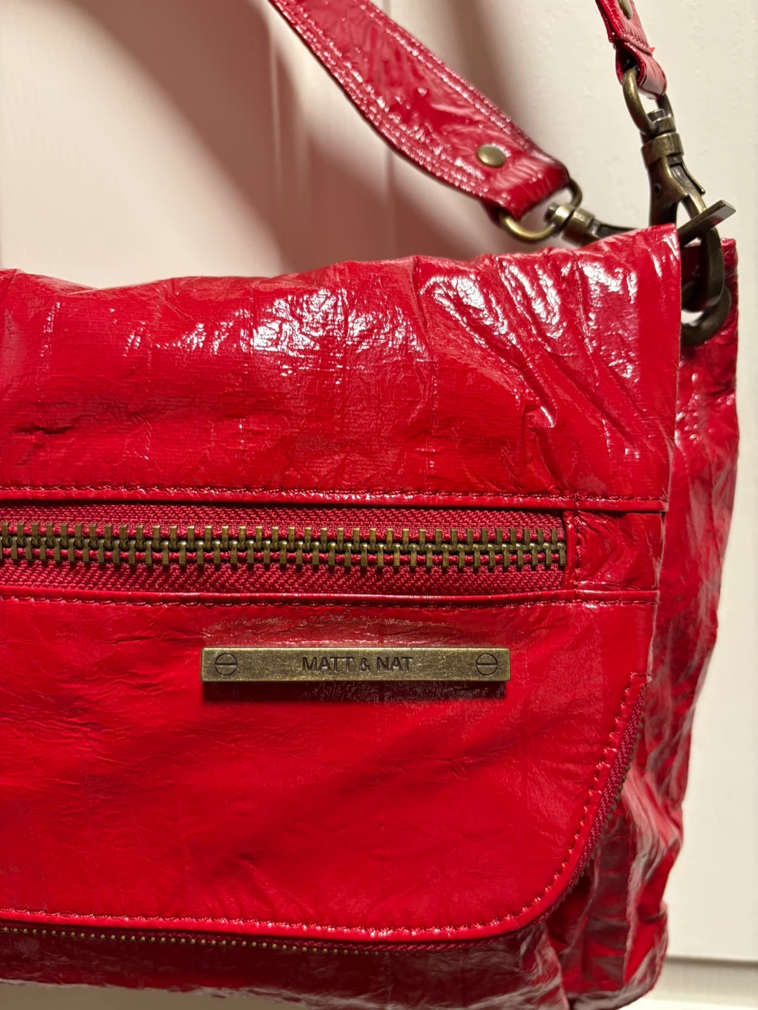 Matt & Nat Red Satchel Bag - photo 3