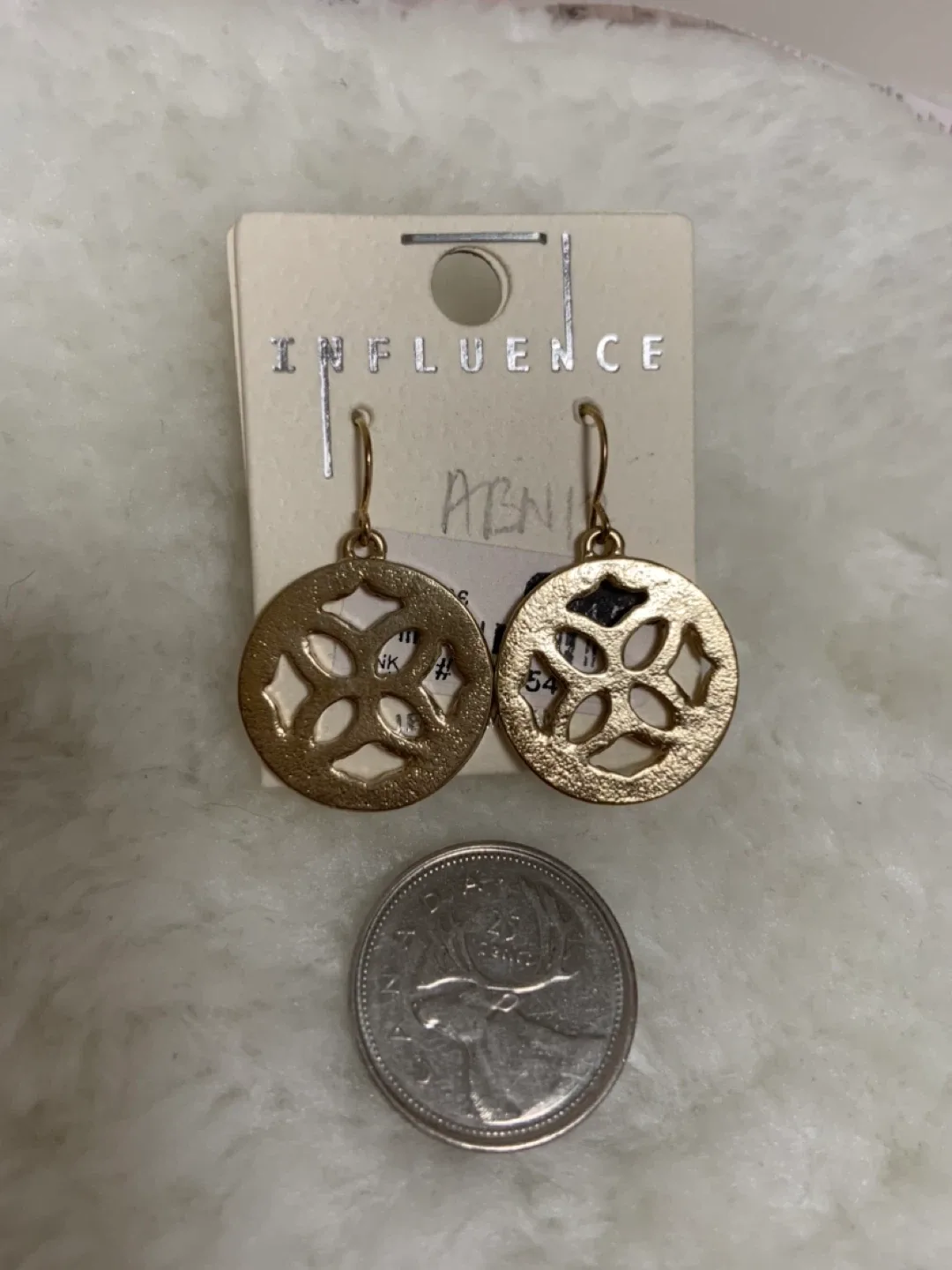 Influence Gold Toned Earrings image indicator(2)