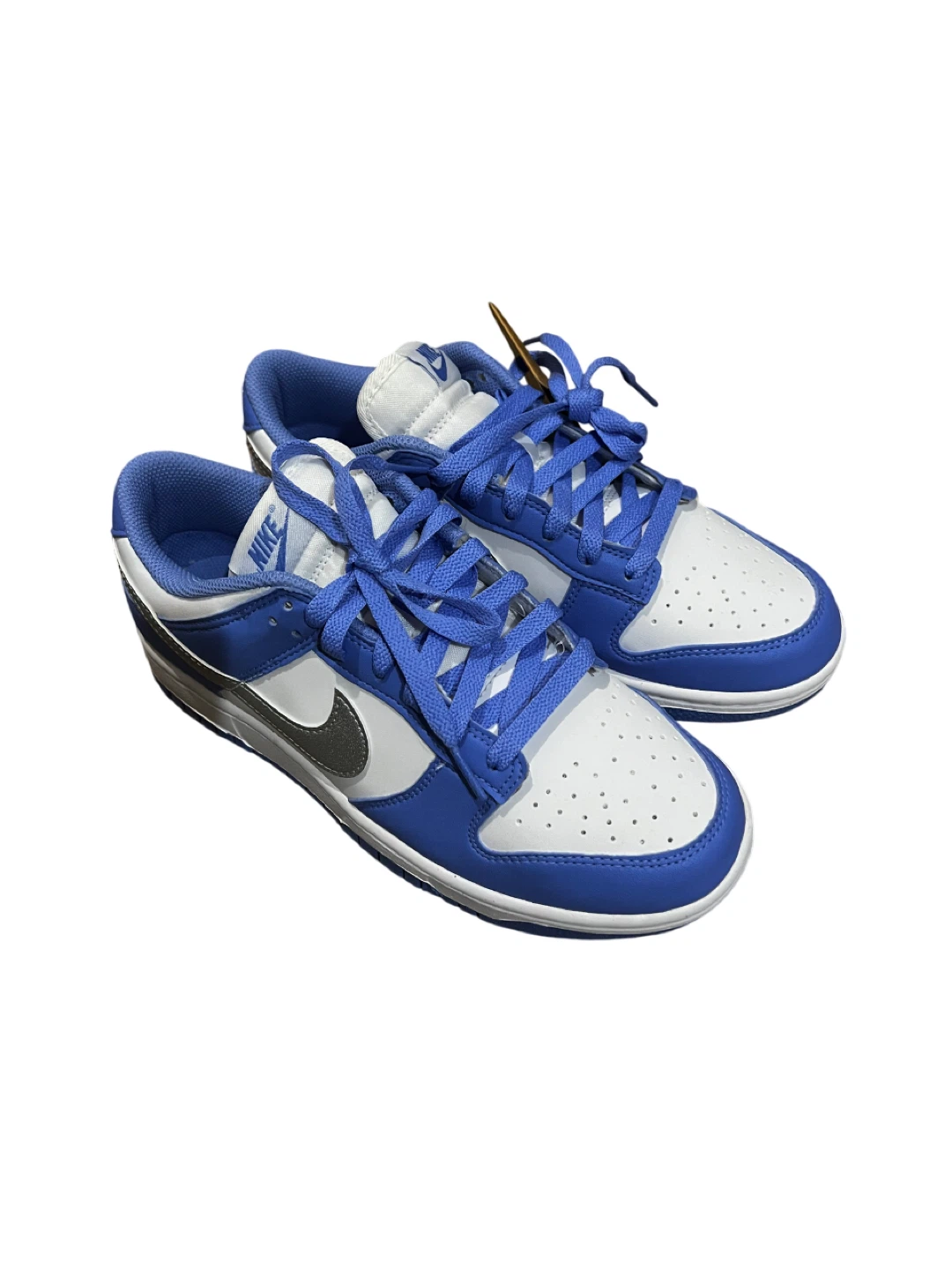 W Nike Dunk Low Next Nature In Royal Pulse Blue Metallic Silver
