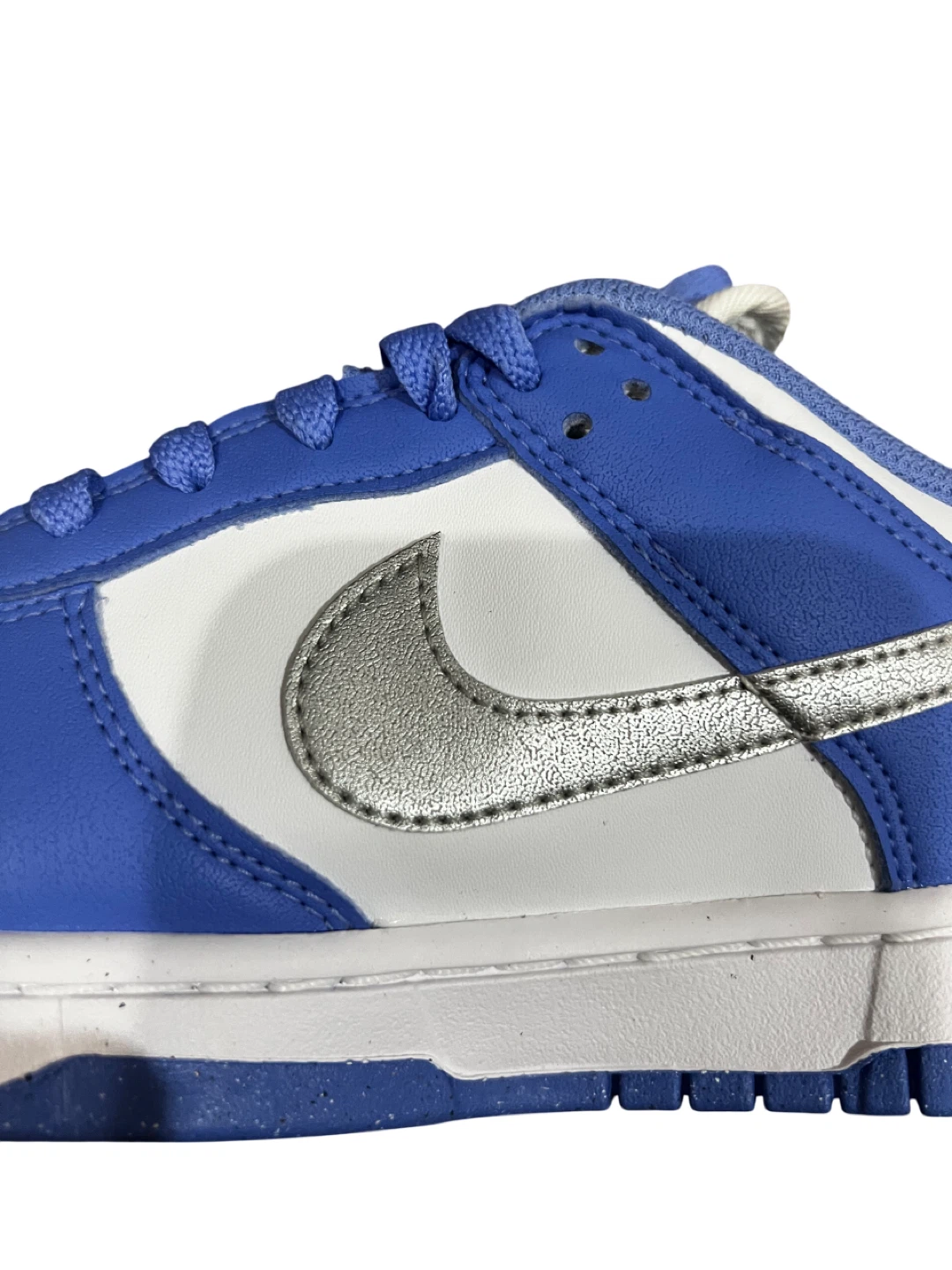 W Nike Dunk Low Next Nature In Royal Pulse Blue Metallic Silver - photo 5