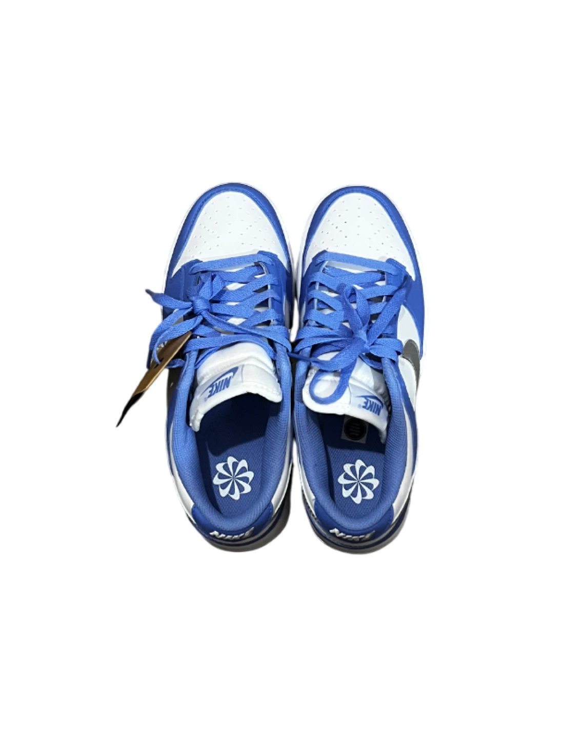W Nike Dunk Low Next Nature In Royal Pulse Blue Metallic Silver - photo 4