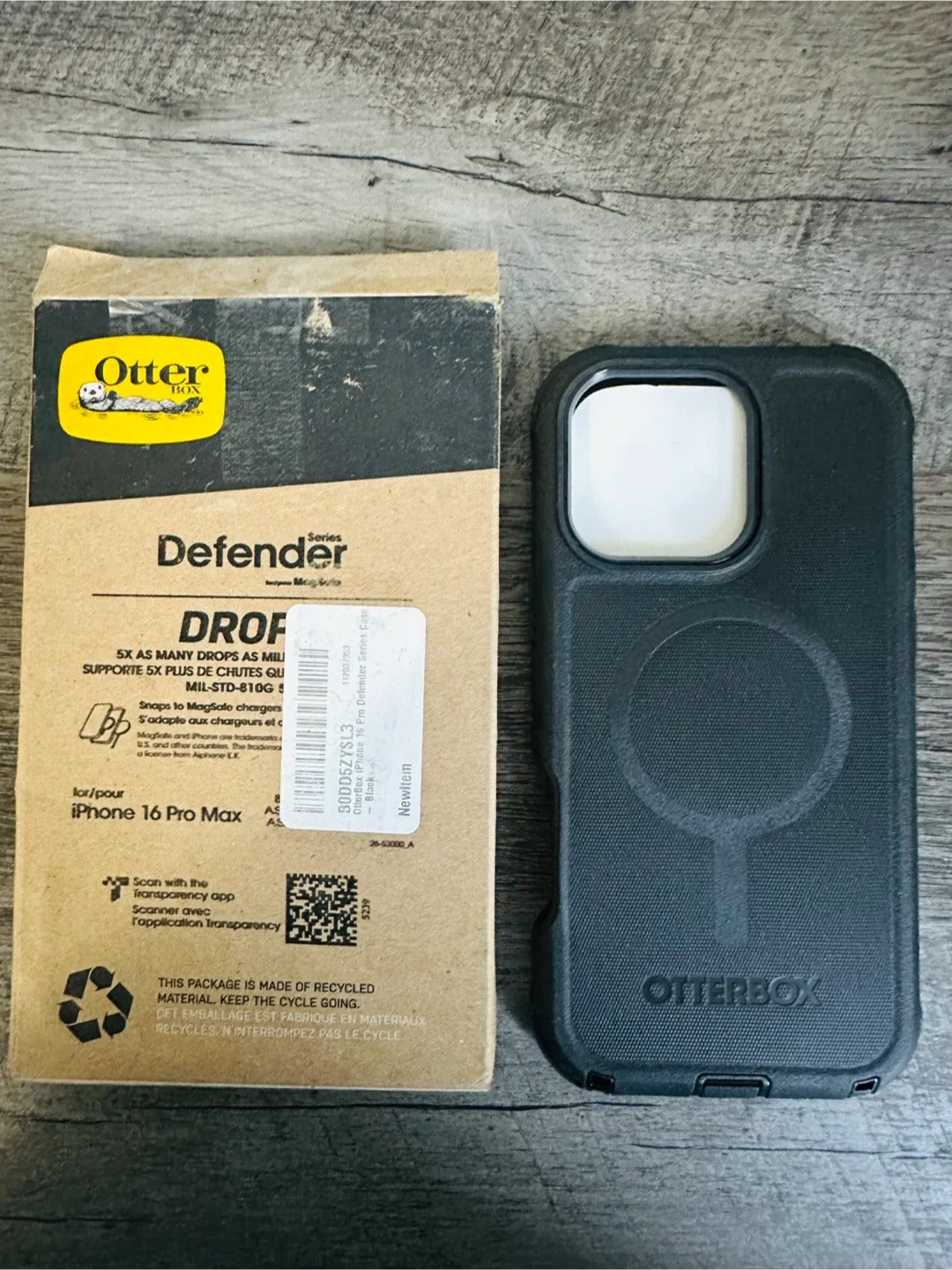 New! Otterbox Defender iPhone 16 Pro Max Case - Black