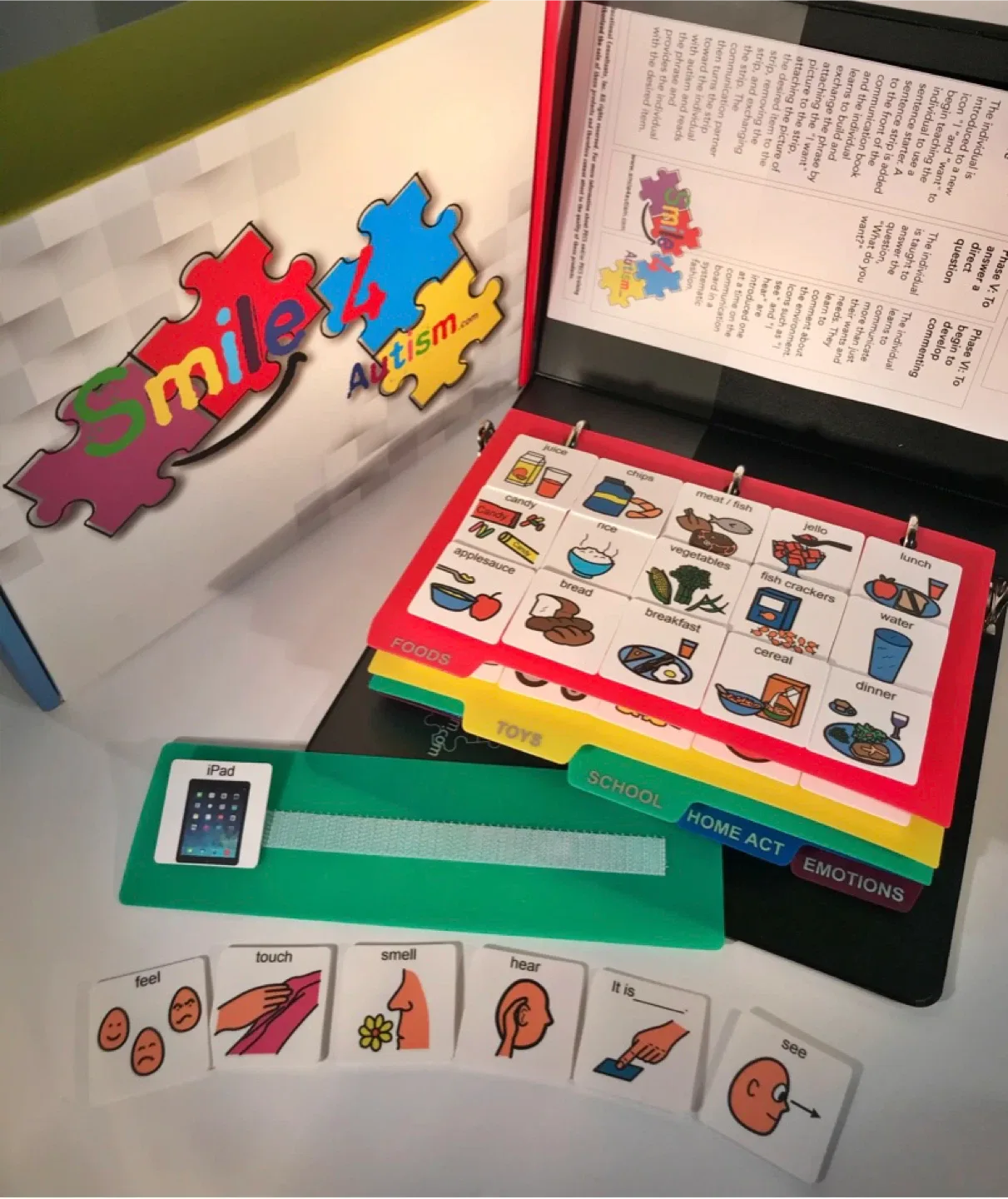 New smile4autism Small Visual Communication Picture Book image indicator(6)