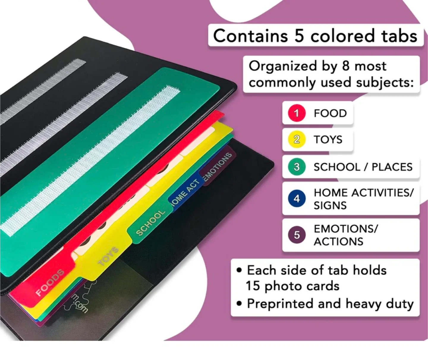 New smile4autism Small Visual Communication Picture Book image indicator(4)