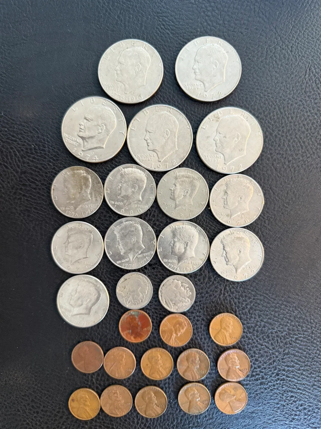 US Coins - Eisenhower Dollars, Half Dollars, Pennies image indicator(4)