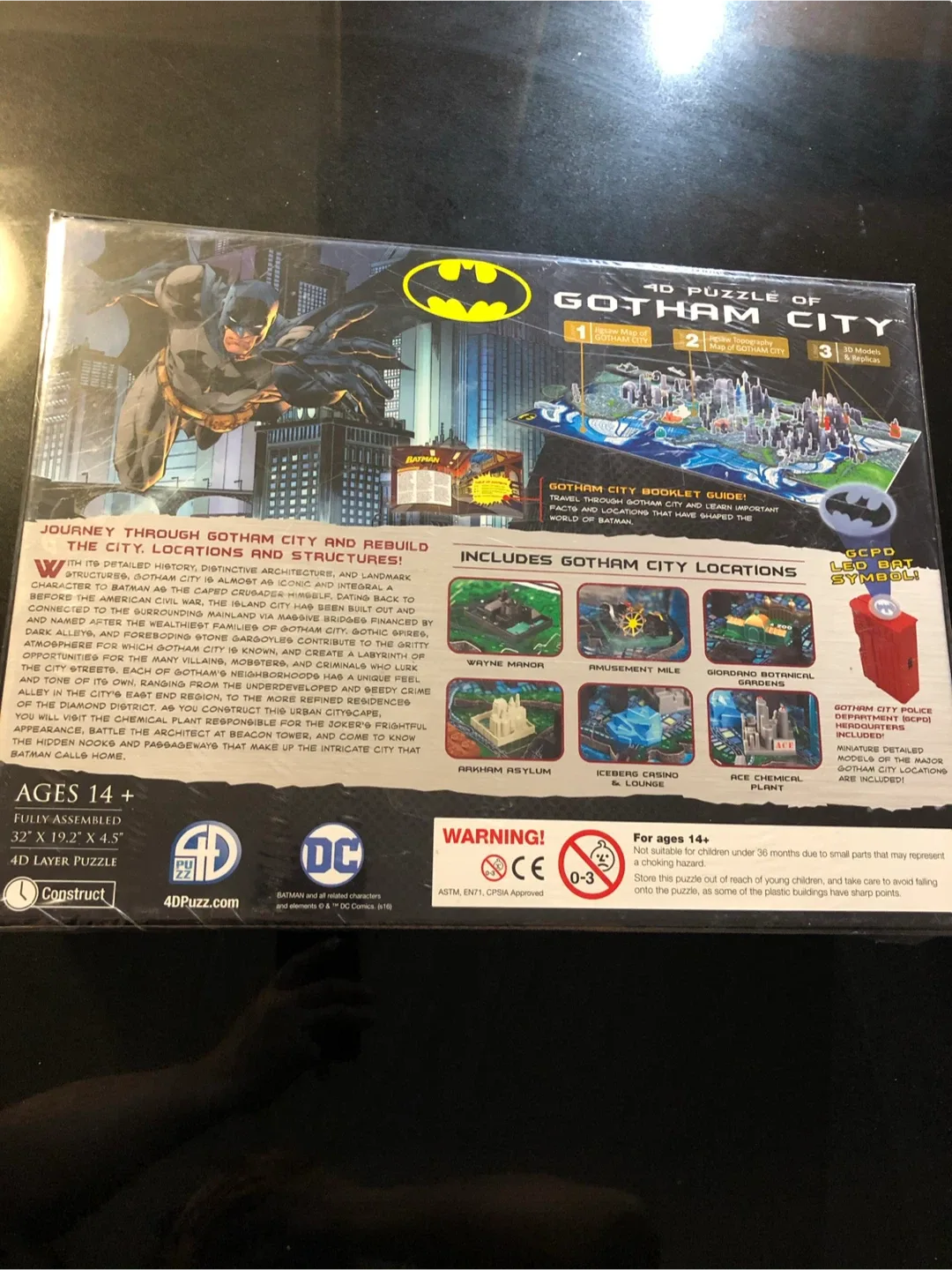 BNIB Batman 4D Puzzle of Gotham City image indicator(2)