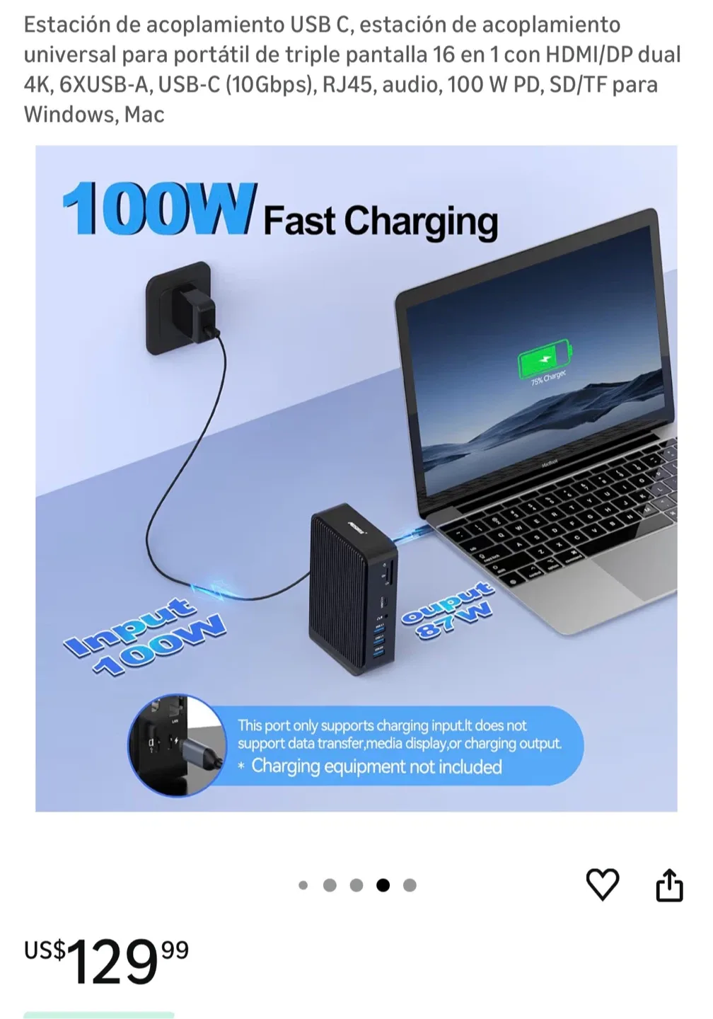 NEW Macbook Pro Docking Station DC022 image indicator(9)