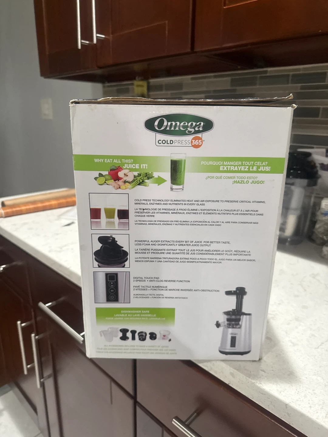 Omega Cold Press 365 Vertical Juicer - photo 2
