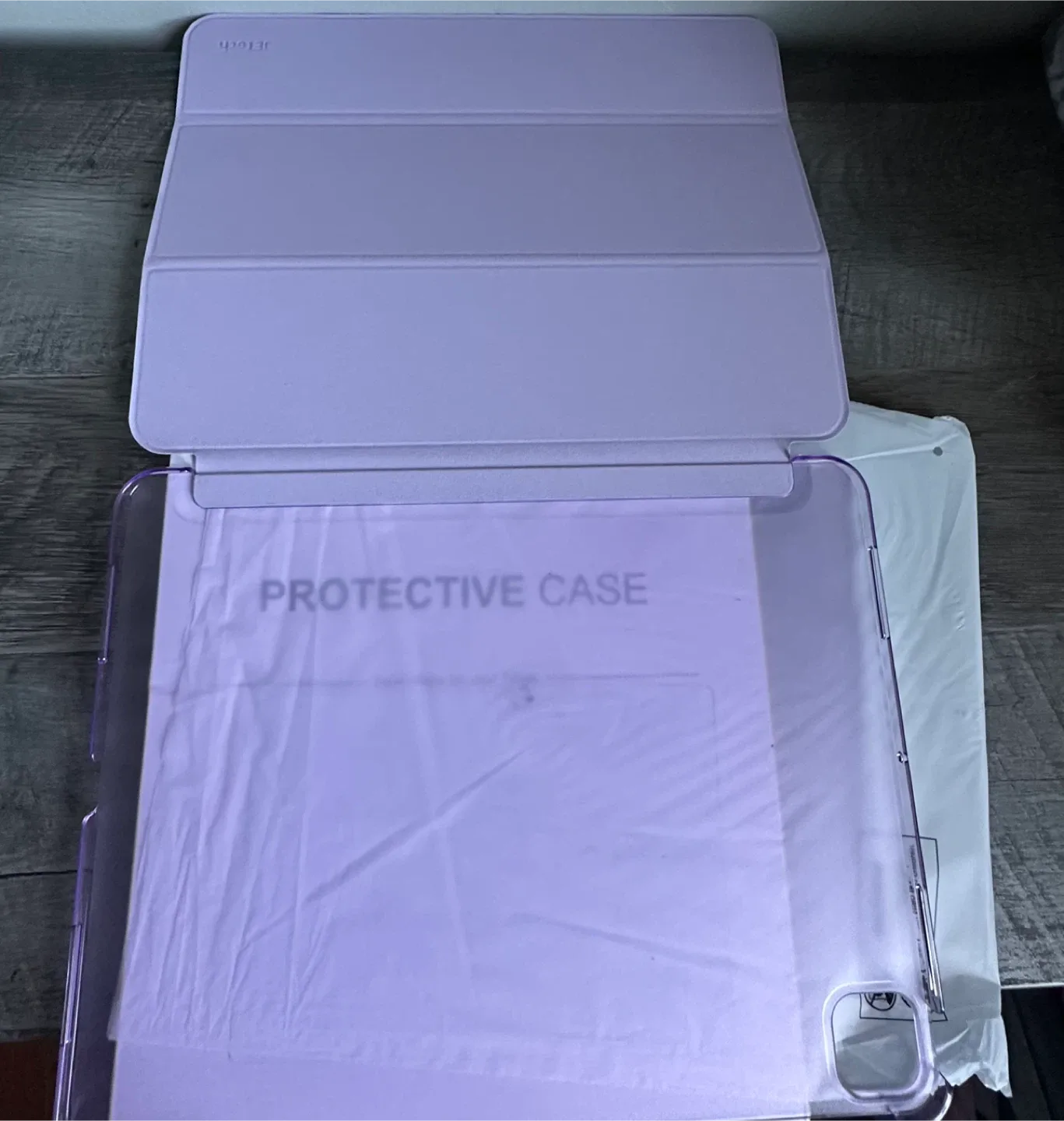 New! JETech Purple Protective Case for iPad Pro 13-Inch image indicator(2)