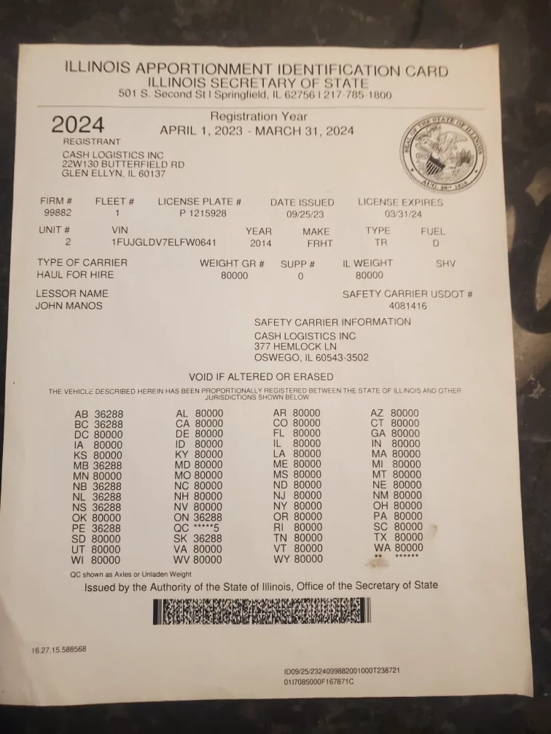 2014 Freightliner Cascadia 125 Truck image indicator(5)