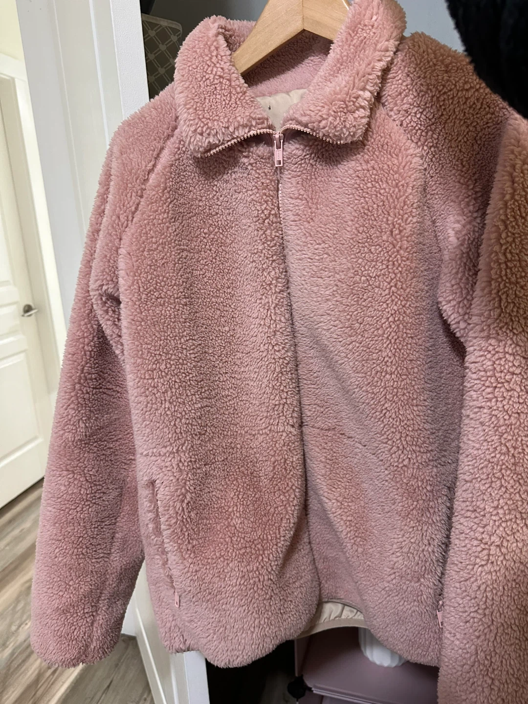 Pink Teddy Fleece Jacket