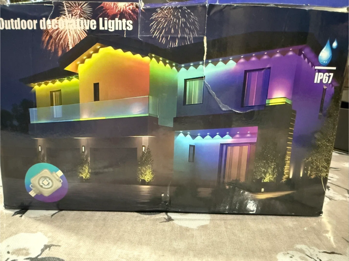 Permanent Outdoor Lights, 100Ft IP67 Waterproof Smart RGB image indicator(9)