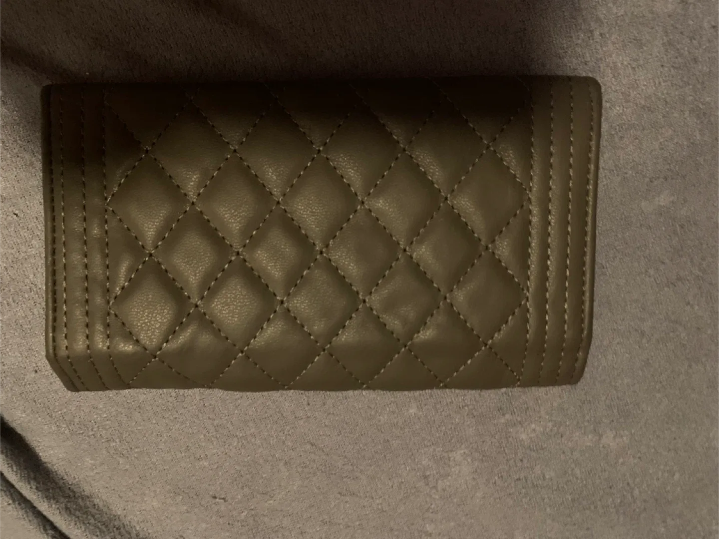 Quilted Grey Wallet image indicator(2)