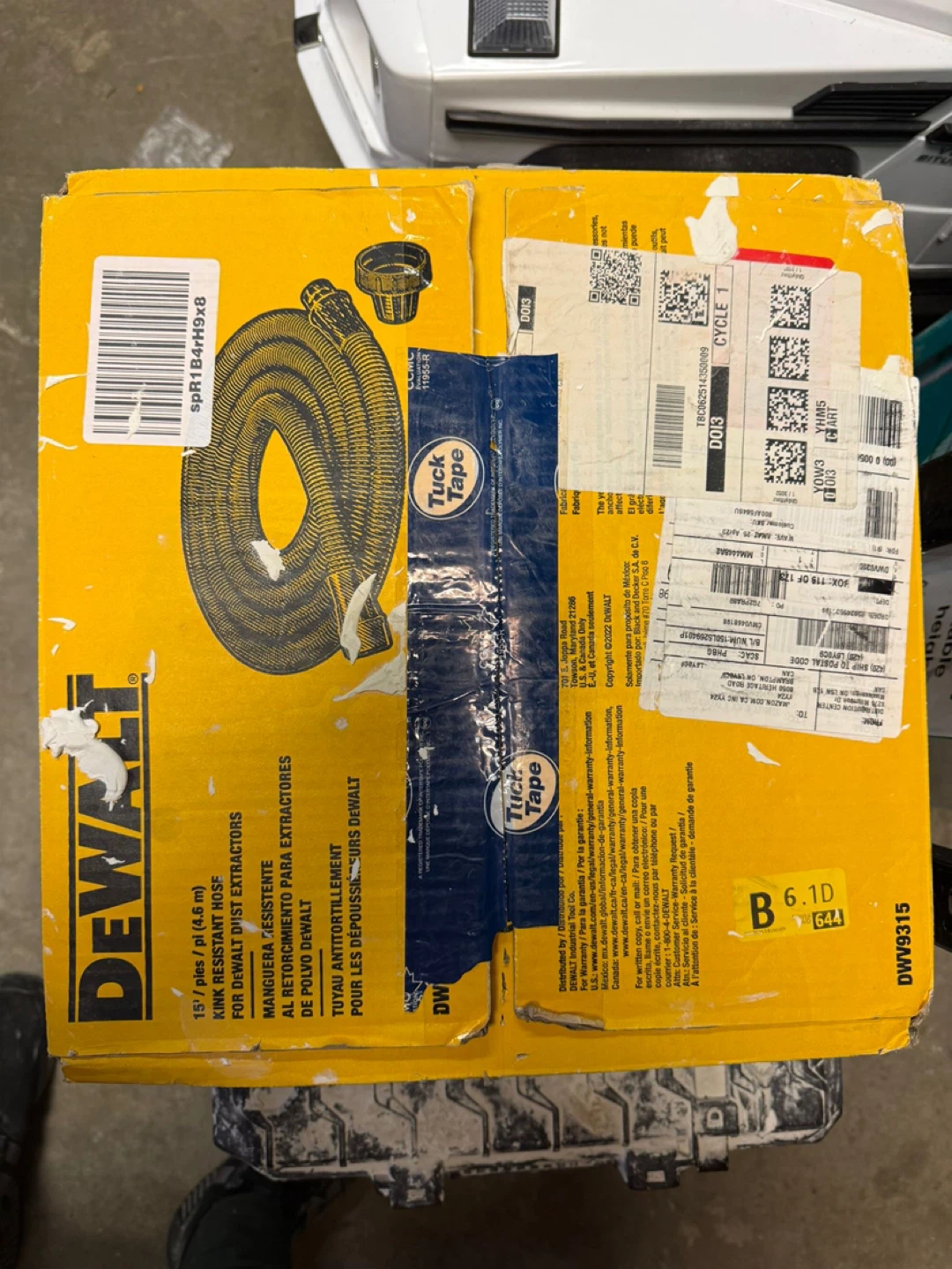 DeWalt 1-7/8" x 15' Hose for Dust Extractors - photo 2