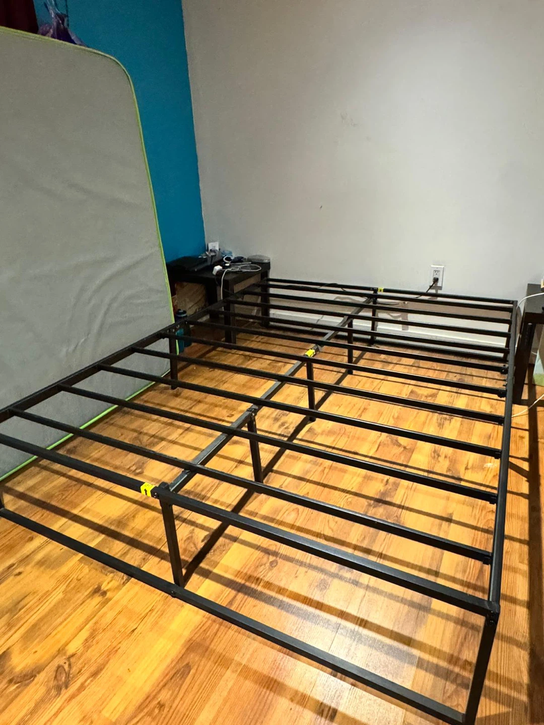 Black Metal Queen Bed Frame - photo 3