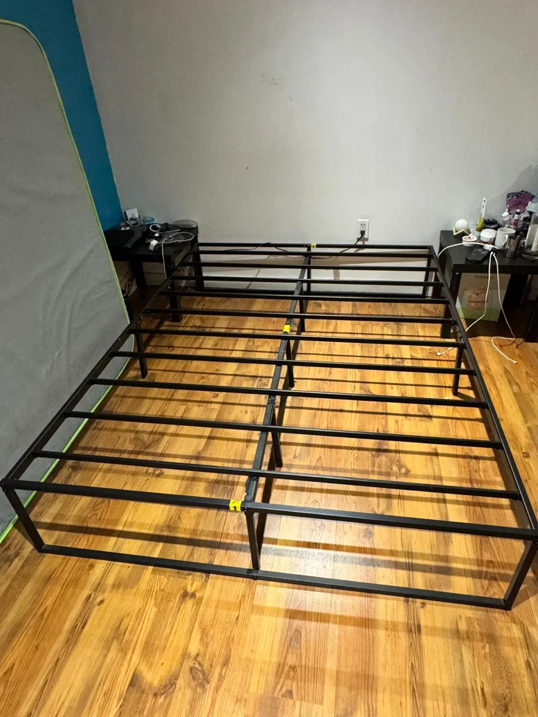 Black Metal Queen Bed Frame thumbnail