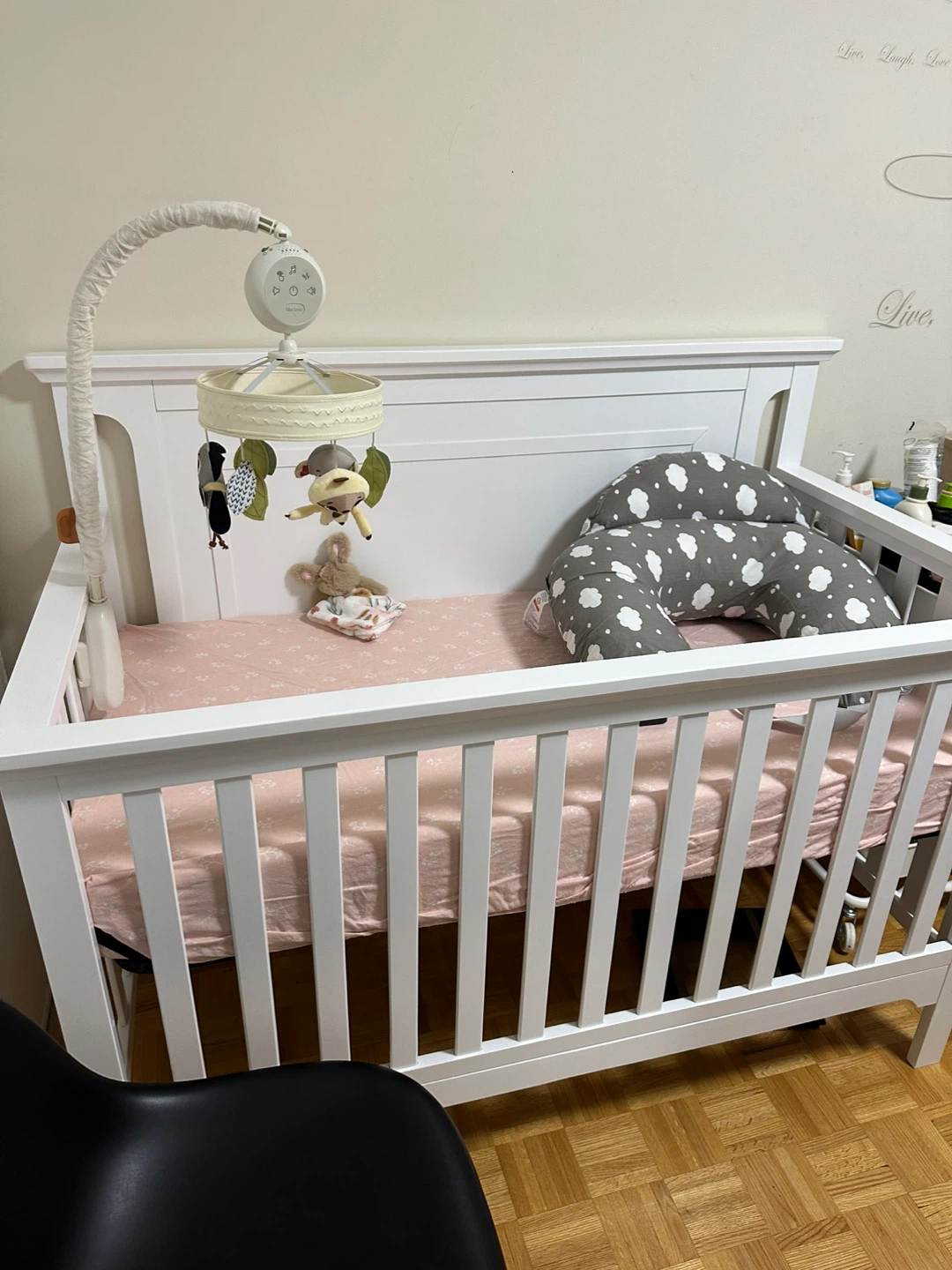 White Baby Crib