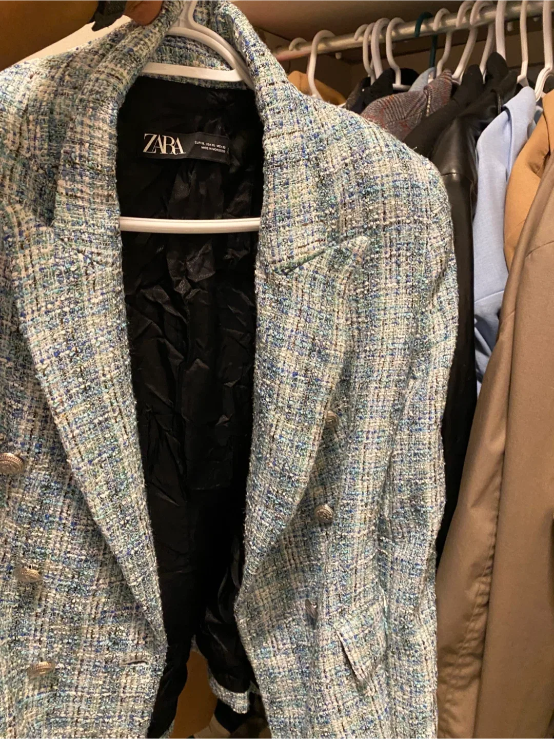 Zara Tweed Blazer - Size M