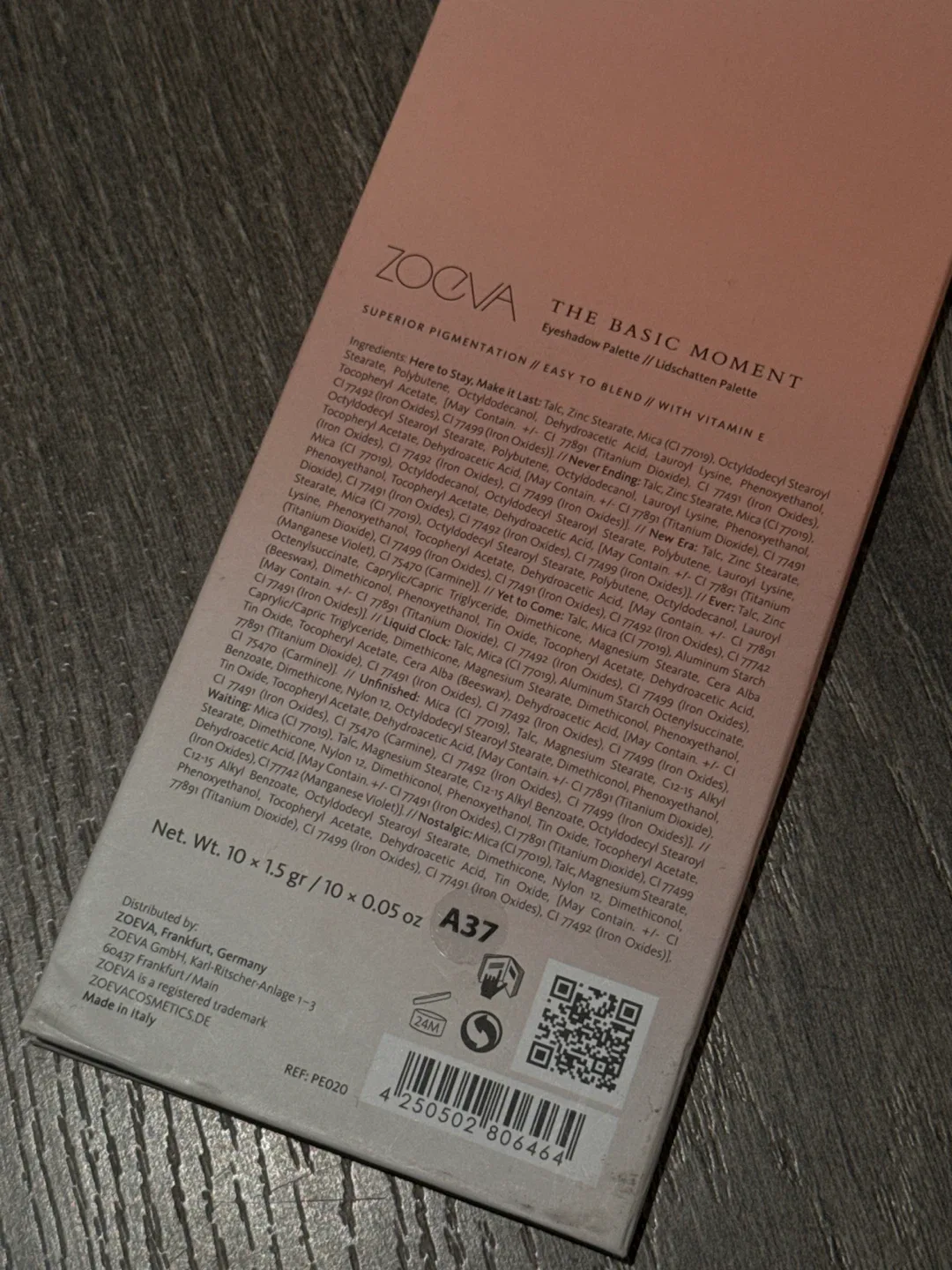 Zoeva The Basic Moment Eyeshadow Palette image indicator(4)