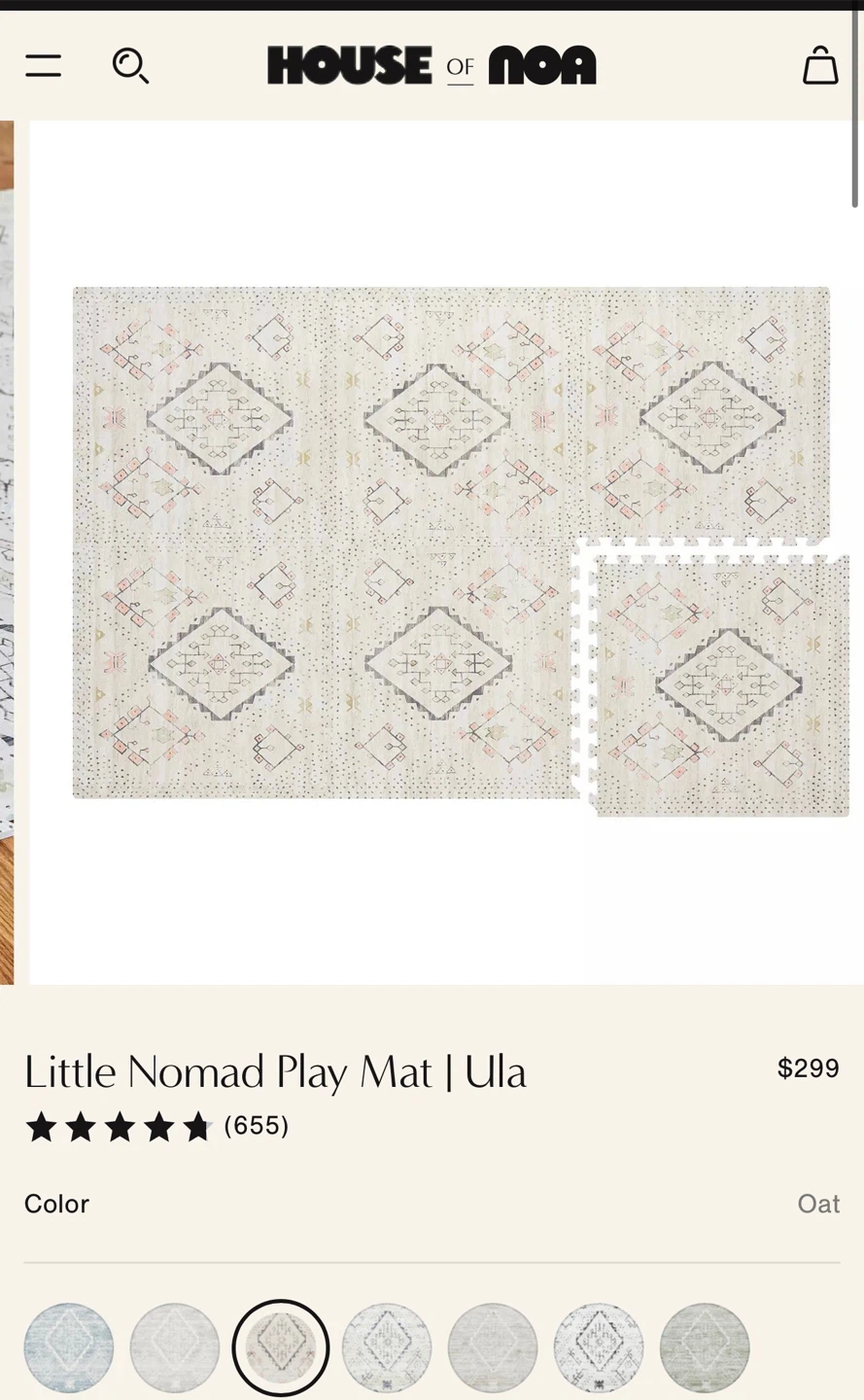 HOUSE of NOA Little Nomad Play Mat - Ulla