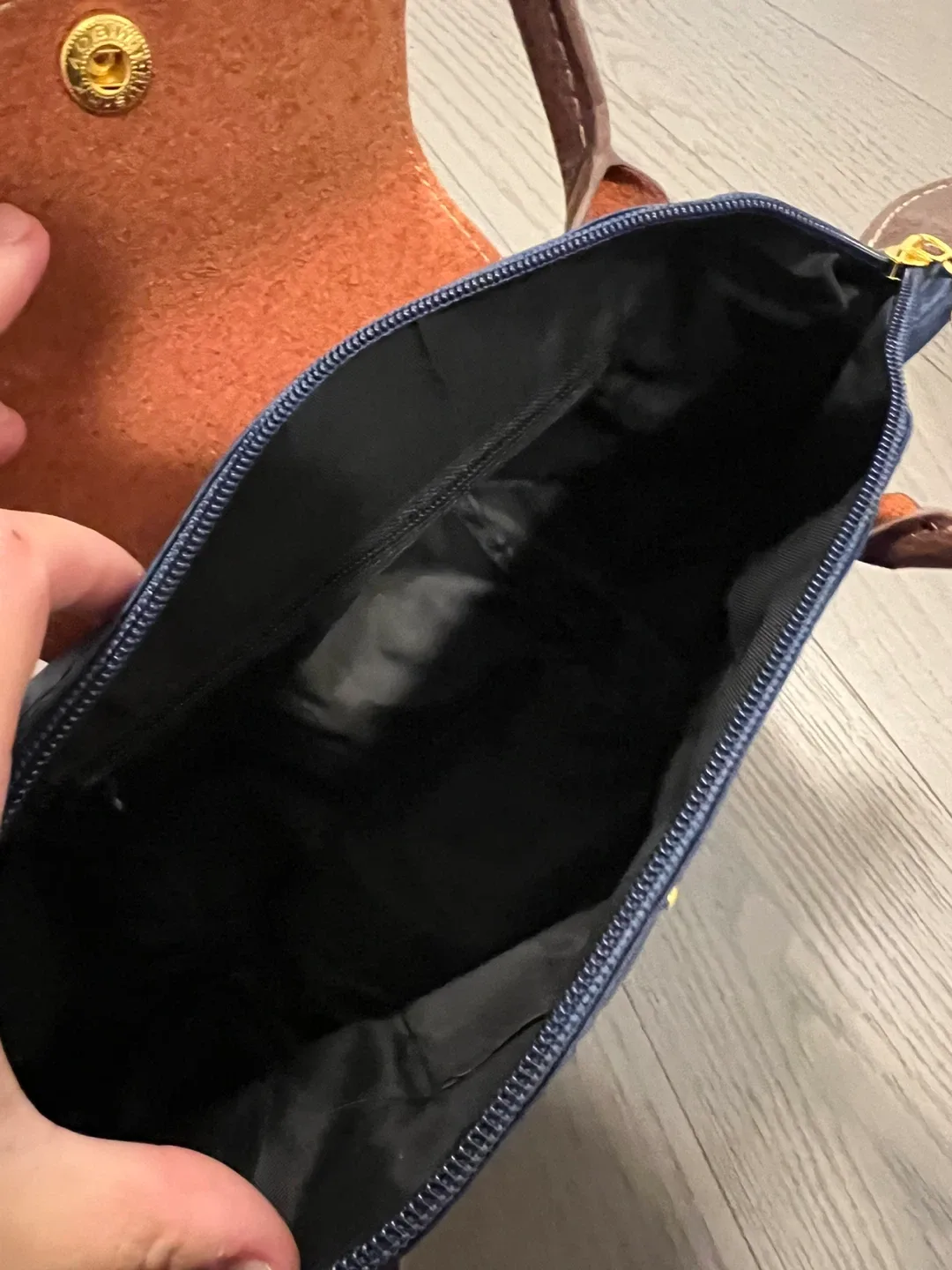 Blue Nylon Tote Bag image indicator(5)