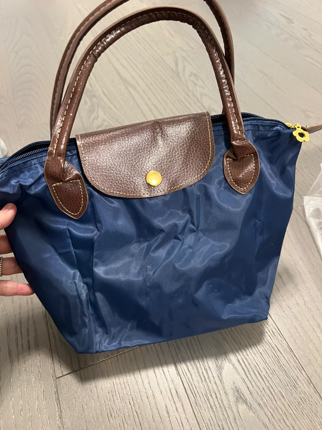 Blue Nylon Tote Bag - photo 3
