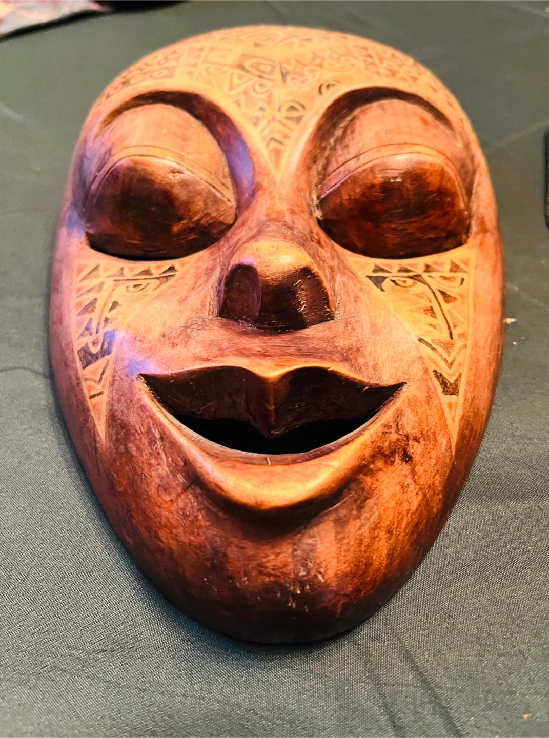 Wooden Decorative Mask - photo 2