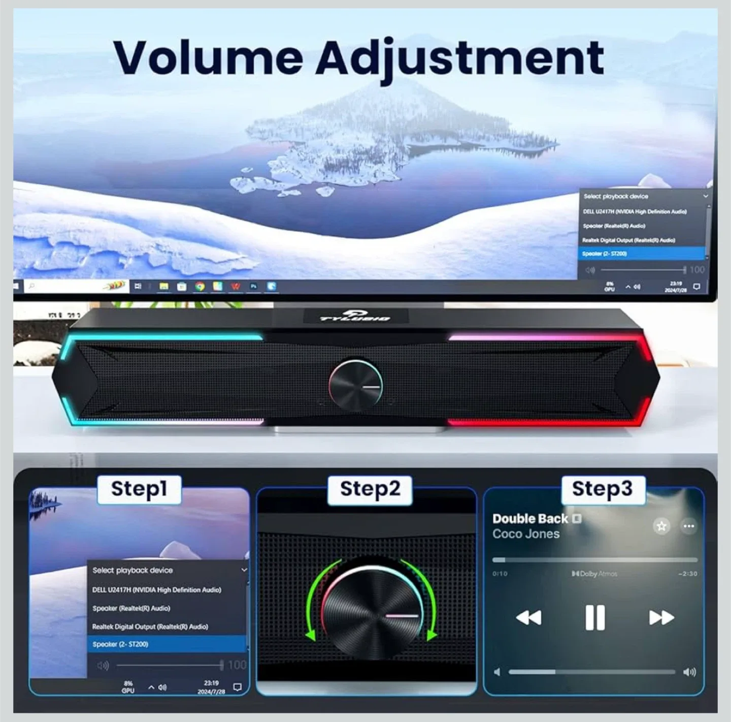 Tyludio ST200 Soundbar - New Condition! image indicator(3)