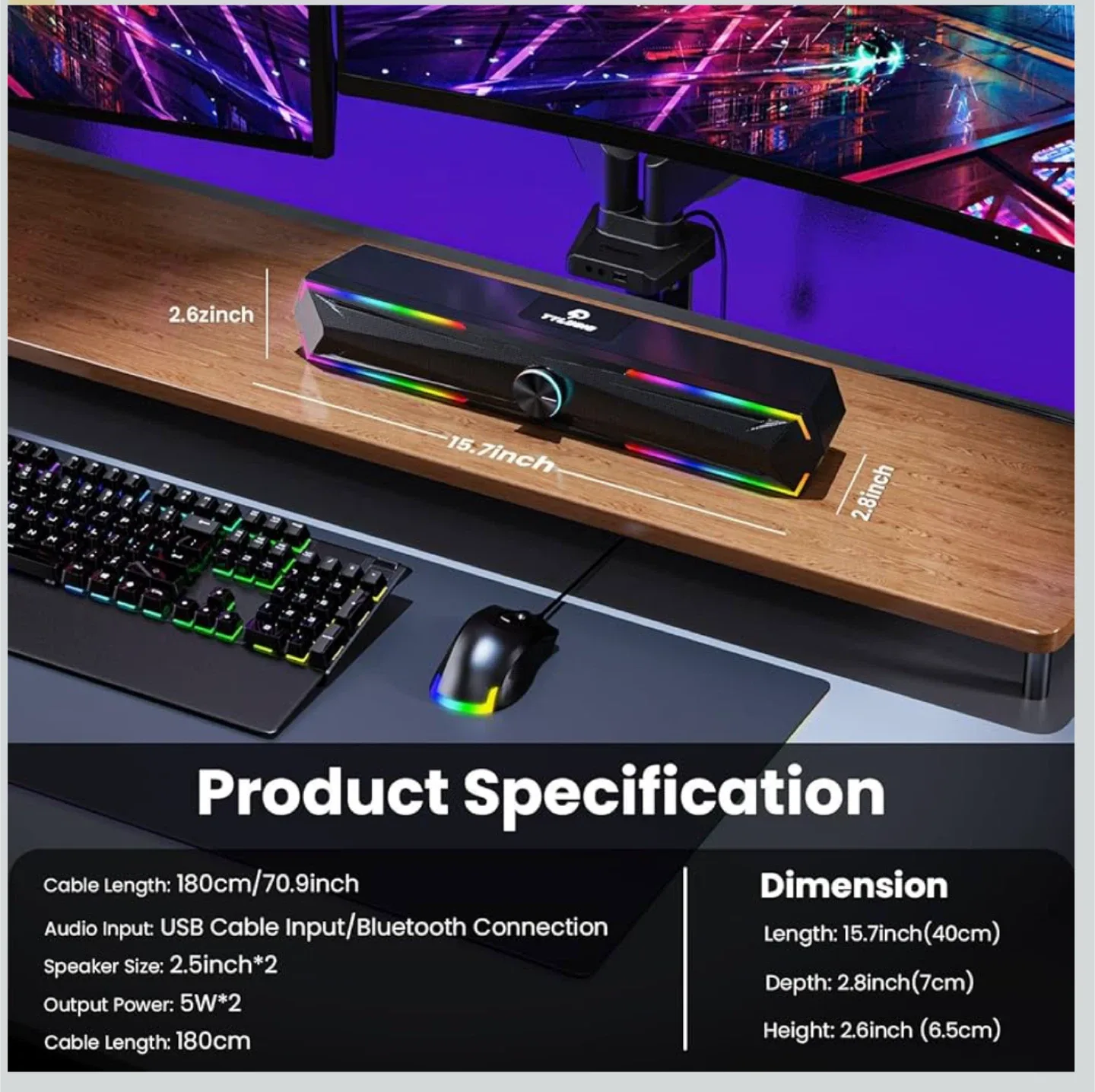 Tyludio ST200 Soundbar - New Condition! image indicator(5)