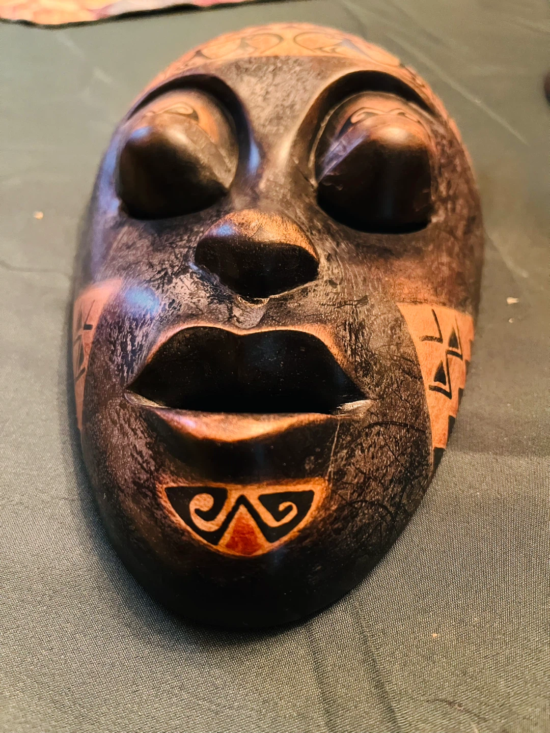 African Tribal Mask - Wood Carving - photo 3