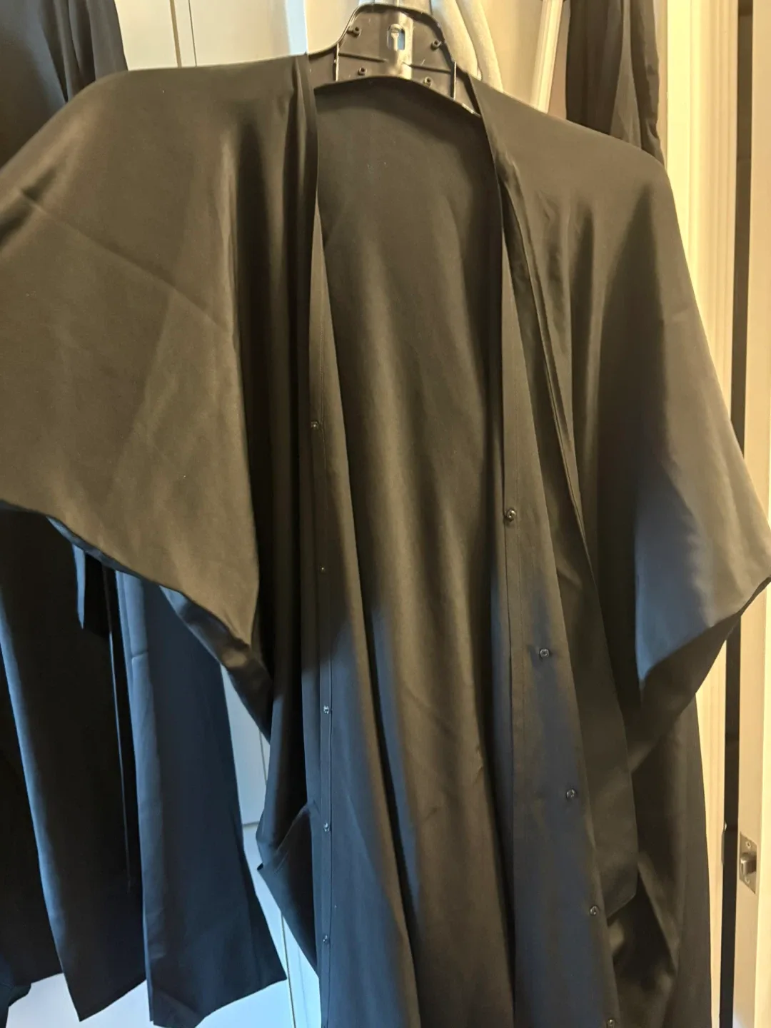 Black Kimono Style coat image indicator(3)