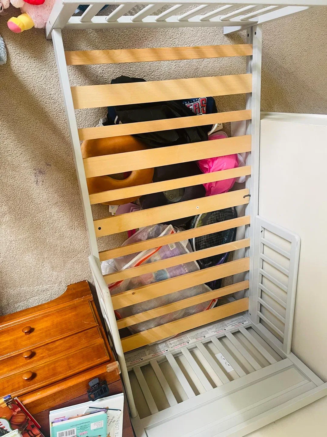 Crib Fitted Sheet + toddler bed + organic mattress- Pink image indicator(6)