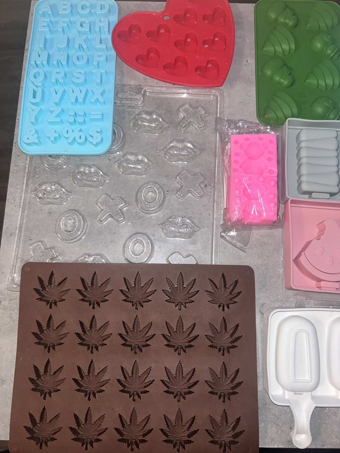Silicone Molds for Chocolate, Candy, Crafts