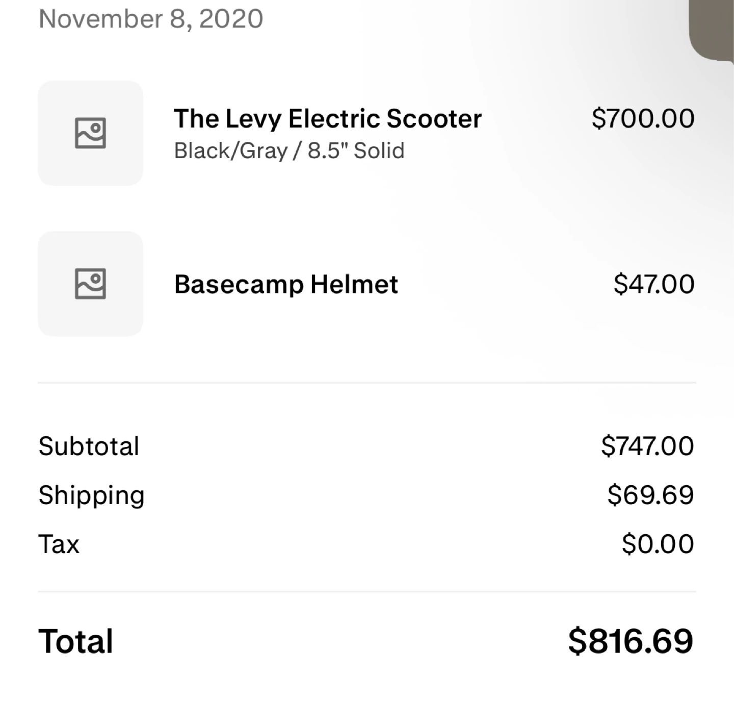 Levy Electric Scooter - Black/Gray - photo 4
