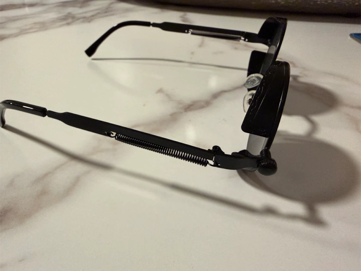 Black Round Steampunk Sunglasses - photo 2