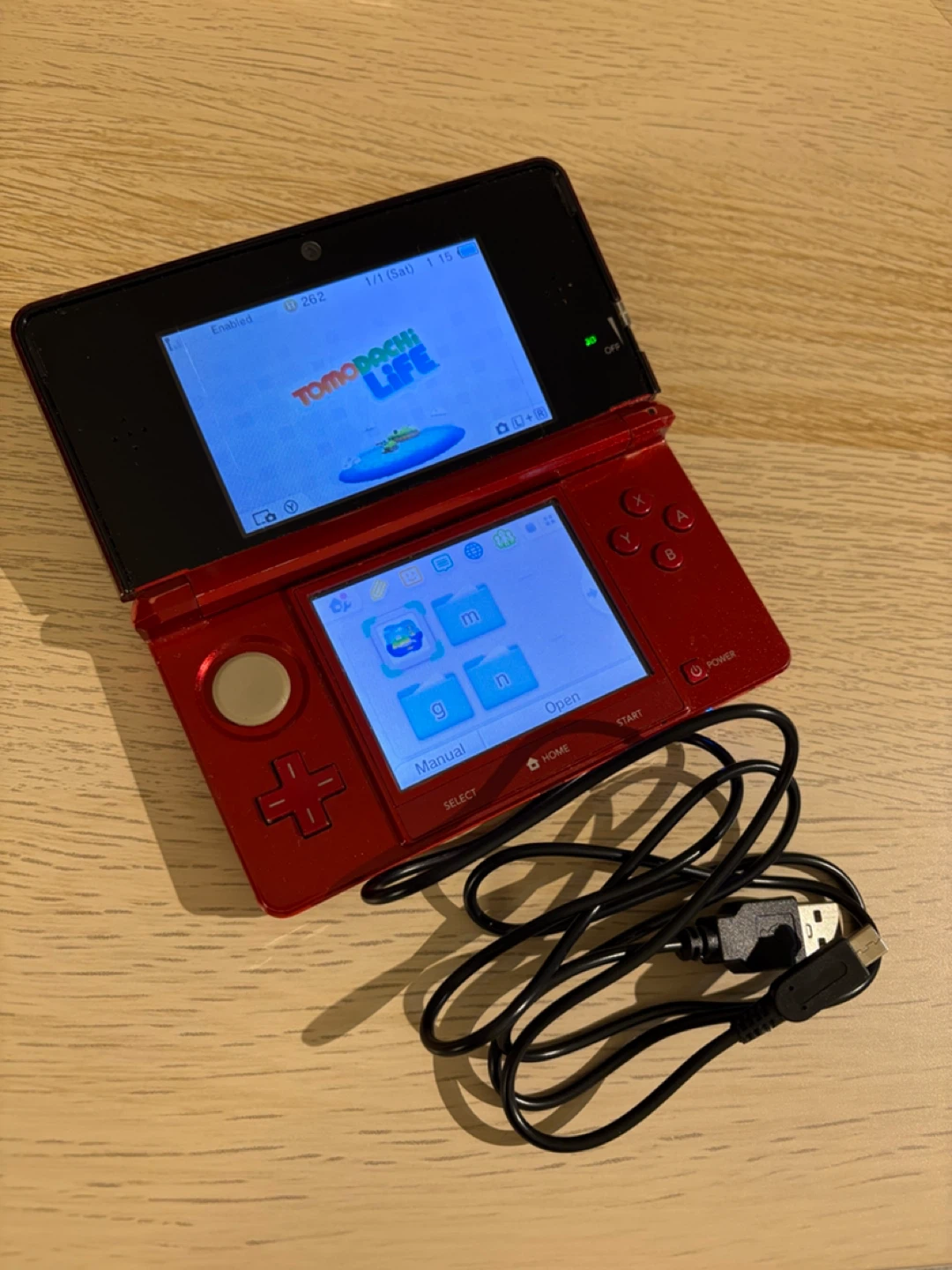 Moddable Red Nintendo 3DS
